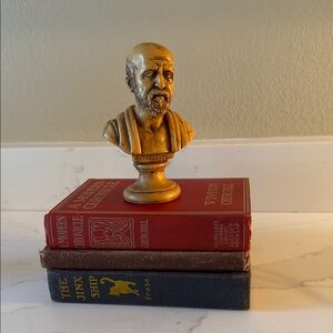 Vintage Hippocrates Statuette Bust